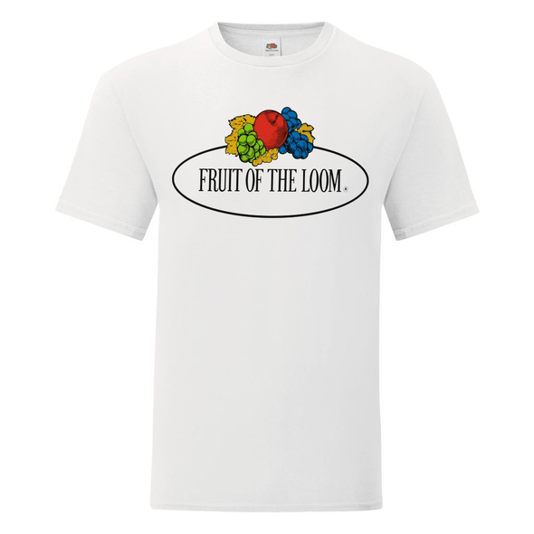 T shirt fruit of the clearance loom con logo